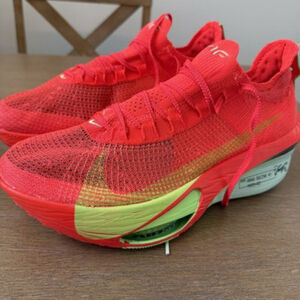 *READ Nike Size 14 Air Zoom Alphafly 3 Bright Crimson Road Racing AIR ZOOMX